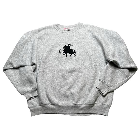 Vintage 90s Knights crewneck sweatshirt Men Sz XL School university / retro Y2K - Picture 3 of 9